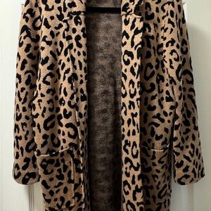 J. Crew Leopard Print Coat